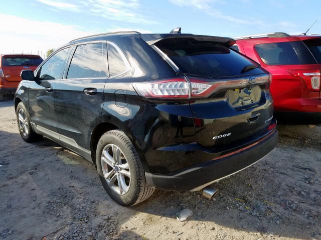 2FMPK3J80GBB03938 - 2016 FORD EDGE SEL BLACK photo 3