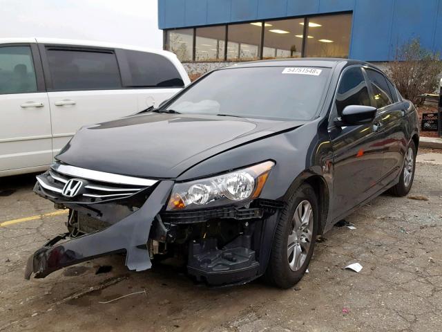 1HGCP2F44CA000033 - 2012 HONDA ACCORD LXP BLACK photo 2