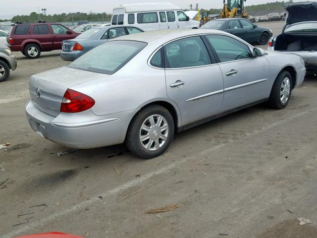 2G4WC562151231388 - 2005 BUICK LACROSSE C SILVER photo 4