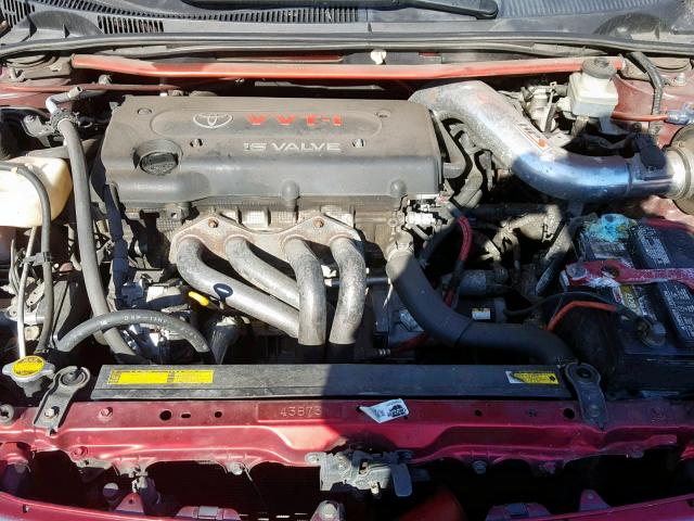 JTKDE177770212652 - 2007 TOYOTA SCION TC Qırmızı foto 7