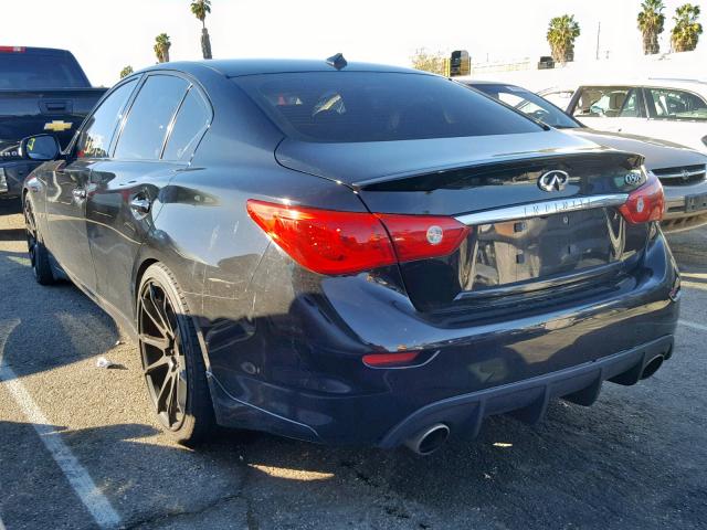 JN1BV7AP4EM684651 - 2014 INFINITI Q50 BASE BLACK photo 3