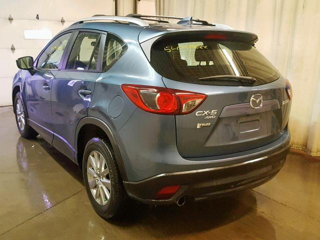 JM3KE4BY0G0636746 - 2016 MAZDA CX-5 SPORT BLUE photo 3