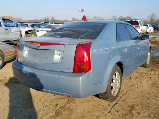 1G6DP577070188562 - 2007 CADILLAC CTS HI FEA BLUE photo 4