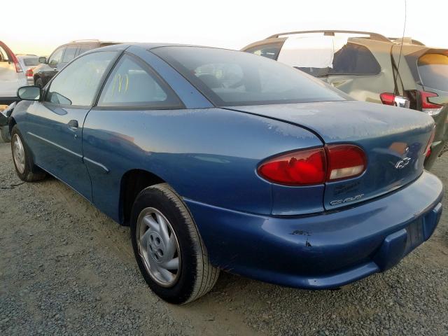 1G1JC1245X7104902 - 1999 CHEVROLET CAVALIER B BLUE photo 3