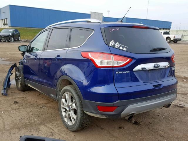 1FMCU0J92EUC51127 - 2014 FORD ESCAPE TIT BLUE photo 3