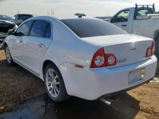 1G1ZK57729F243717 - 2009 CHEVROLET MALIBU LTZ WHITE photo 3