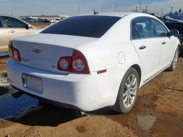 1G1ZK57729F243717 - 2009 CHEVROLET MALIBU LTZ WHITE photo 4