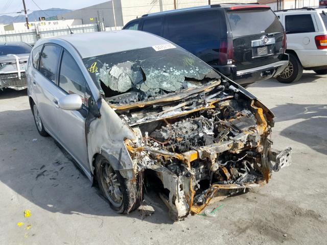 JTDZN3EUXC3130652 - 2012 TOYOTA PRIUS V BURN photo 1