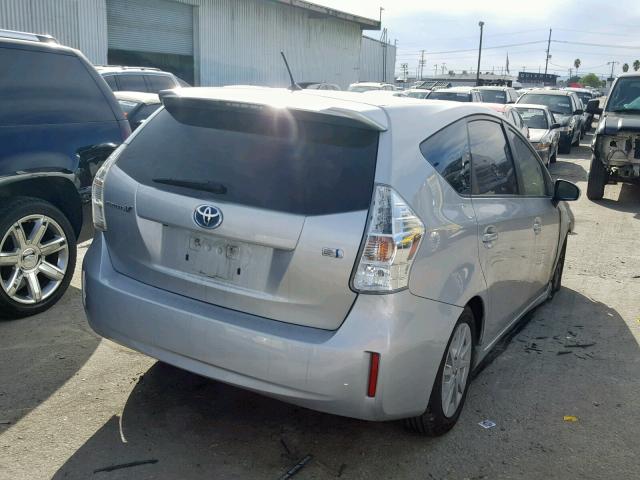 JTDZN3EUXC3130652 - 2012 TOYOTA PRIUS V BURN photo 4