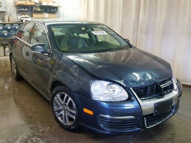 3VWST71KX6M756950 - 2006 VOLKSWAGEN JETTA TDI BLUE photo 1