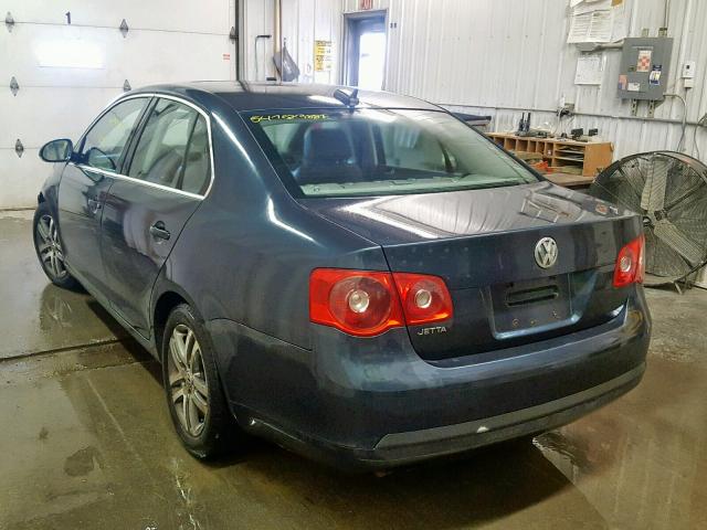 3VWST71KX6M756950 - 2006 VOLKSWAGEN JETTA TDI BLUE photo 3