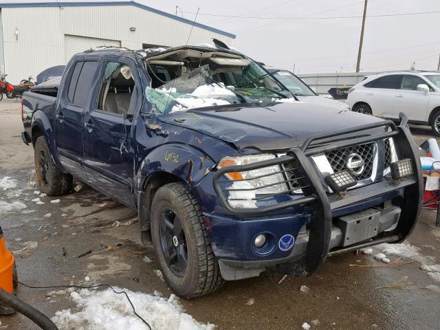 1N6AD07W88C423564 - 2008 NISSAN FRONTIER C BLUE photo 1