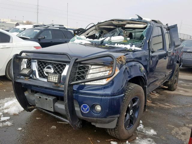 1N6AD07W88C423564 - 2008 NISSAN FRONTIER C BLUE photo 2