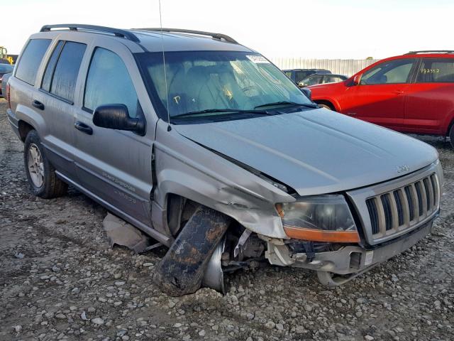 1J4GX48S44C224636 - 2004 JEEP GRAND CHER GRAY photo 1