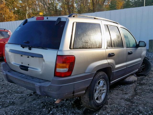 1J4GX48S44C224636 - 2004 JEEP GRAND CHER GRAY photo 4