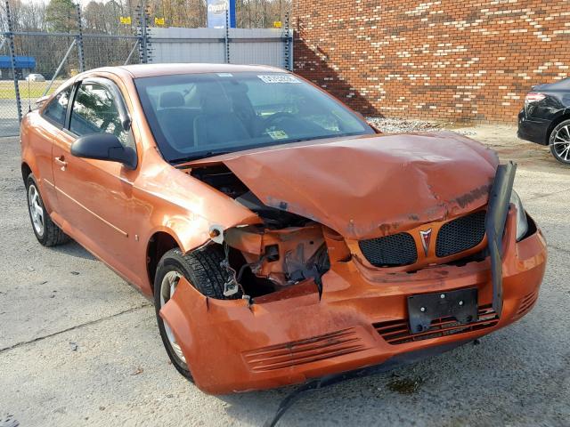 1G2AJ15F377220517 - 2007 PONTIAC G5 ORANGE photo 1