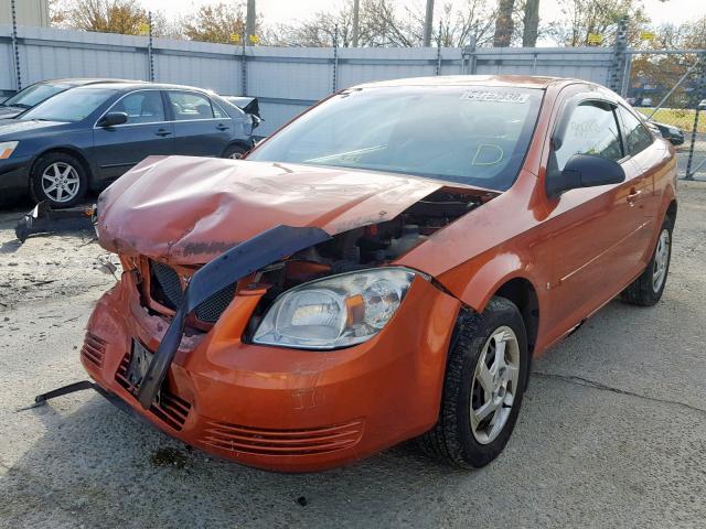 1G2AJ15F377220517 - 2007 PONTIAC G5 ORANGE photo 2