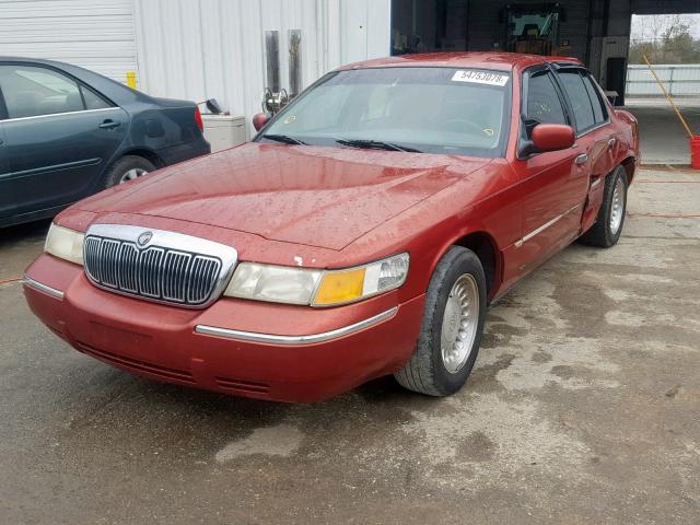 2MEFM75W0WX610851 - 1998 MERCURY GRAND MARQ RED photo 2