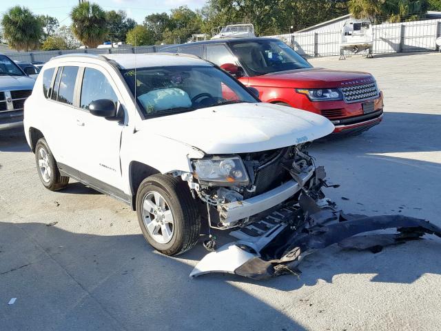 1C4NJCBA7ED505074 - 2014 JEEP COMPASS SP 白色 照片 1