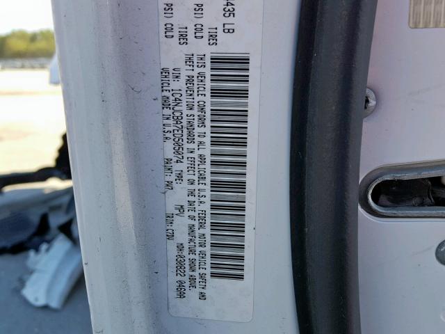 1C4NJCBA7ED505074 - 2014 JEEP COMPASS SP 白色 照片 10