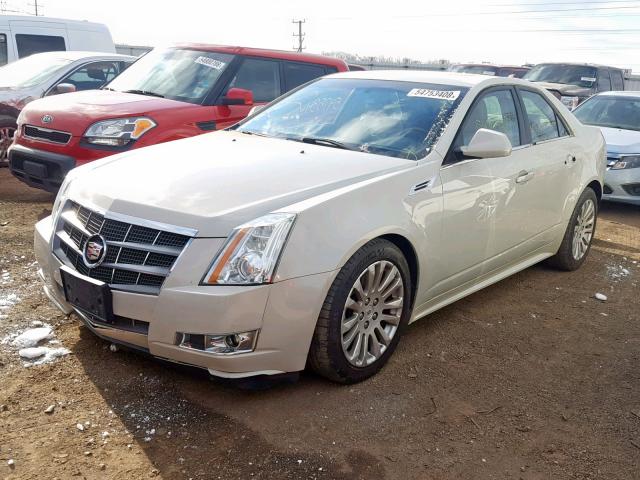 1G6DL5EV7A0141095 - 2010 CADILLAC CTS PERFOR WHITE photo 2