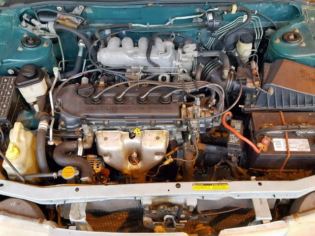 1N4AB41D0TC714730 - 1996 NISSAN SENTRA E GREEN photo 7