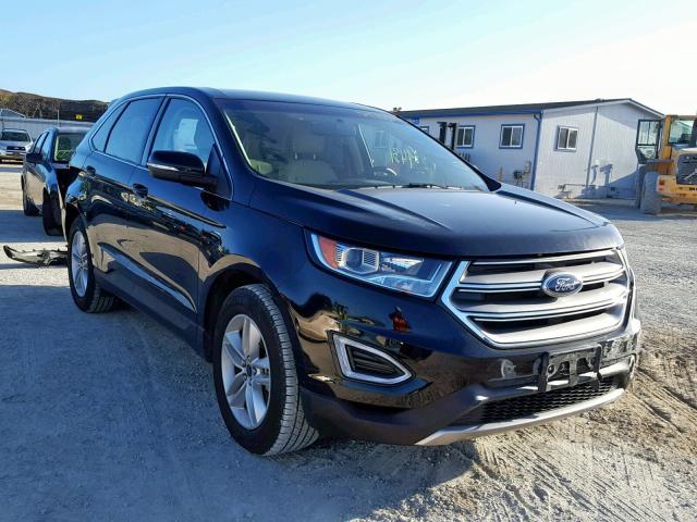 2FMPK3J92HBC28384 - 2017 FORD EDGE SEL BLACK photo 1