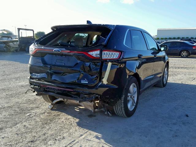 2FMPK3J92HBC28384 - 2017 FORD EDGE SEL BLACK photo 4