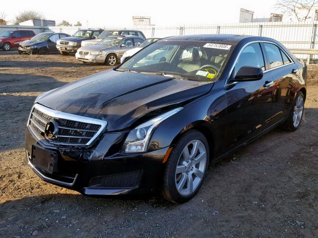 1G6AA5RA3E0108021 - 2014 CADILLAC ATS BLACK photo 2