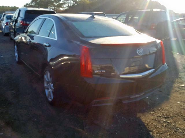 1G6AA5RA3E0108021 - 2014 CADILLAC ATS BLACK photo 3