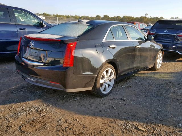 1G6AA5RA3E0108021 - 2014 CADILLAC ATS BLACK photo 4