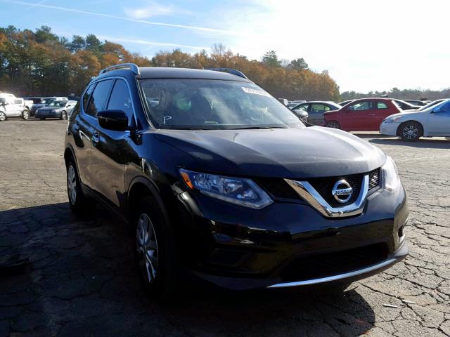 KNMAT2MV3GP647877 - 2016 NISSAN ROGUE S BLACK photo 1