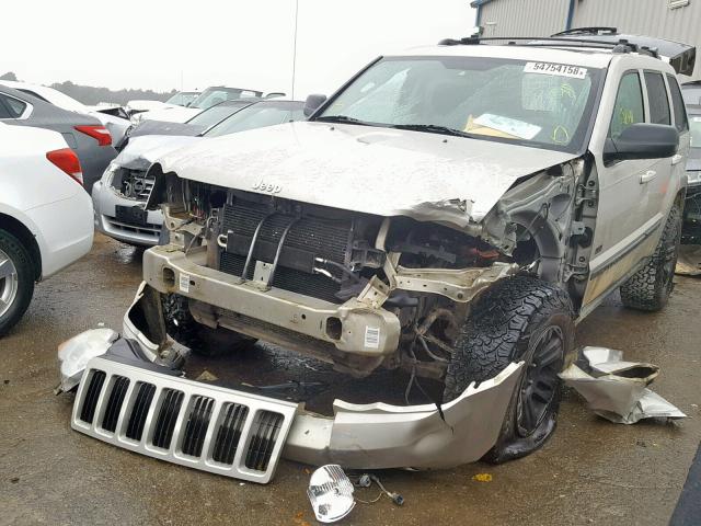 1J8GR48K08C165003 - 2008 JEEP GRAND CHER GRAY photo 2