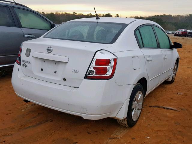 3N1AB61E07L675486 - 2007 NISSAN SENTRA 2.0 WHITE photo 4