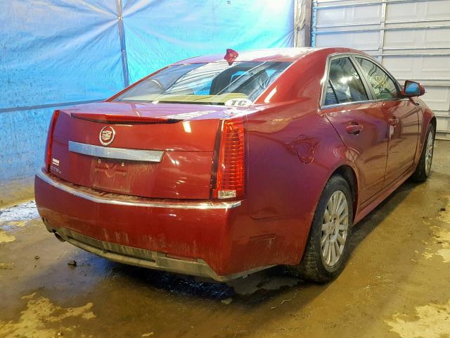 1G6DG5E56D0112342 - 2013 CADILLAC CTS LUXURY RED photo 4