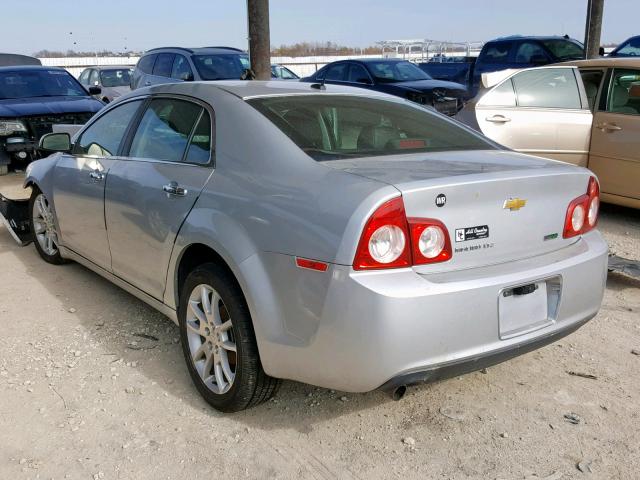 1G1ZE5E05A4128736 - 2010 CHEVROLET MALIBU LTZ 银色 照片 3
