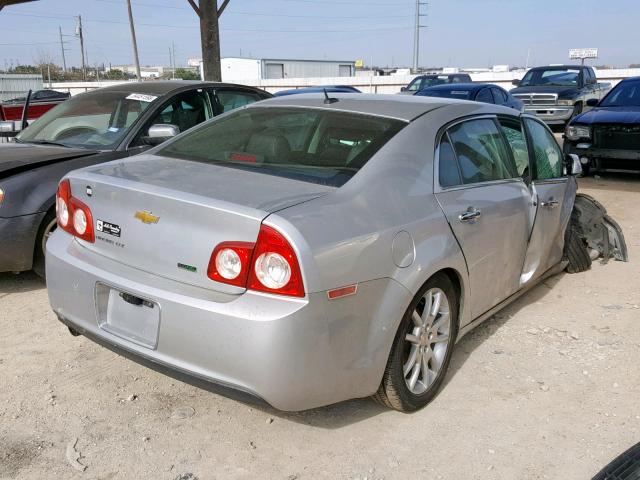 1G1ZE5E05A4128736 - 2010 CHEVROLET MALIBU LTZ 银色 照片 4
