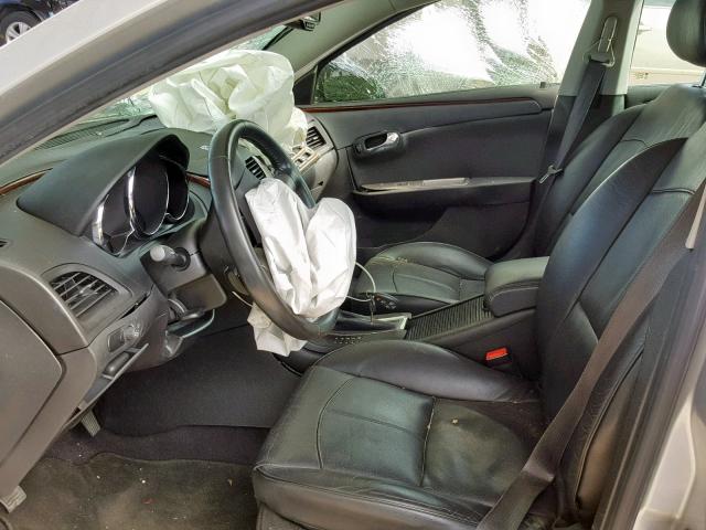 1G1ZE5E05A4128736 - 2010 CHEVROLET MALIBU LTZ 银色 照片 5