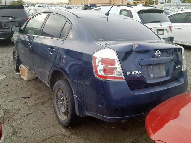 3N1AB61E27L638553 - 2007 NISSAN SENTRA 2.0 BLUE photo 3