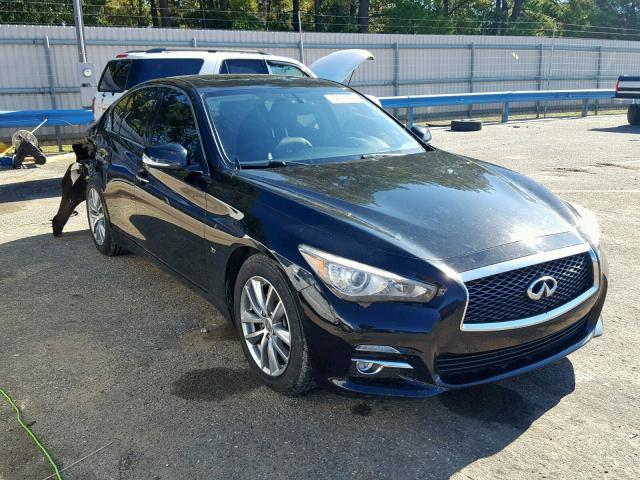 JN1BV7AP5EM683847 - 2014 INFINITI Q50 BASE BLACK photo 1