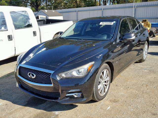 JN1BV7AP5EM683847 - 2014 INFINITI Q50 BASE BLACK photo 2