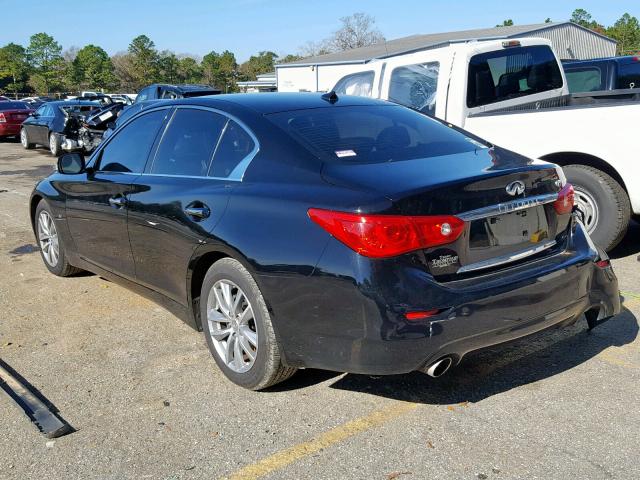 JN1BV7AP5EM683847 - 2014 INFINITI Q50 BASE BLACK photo 3