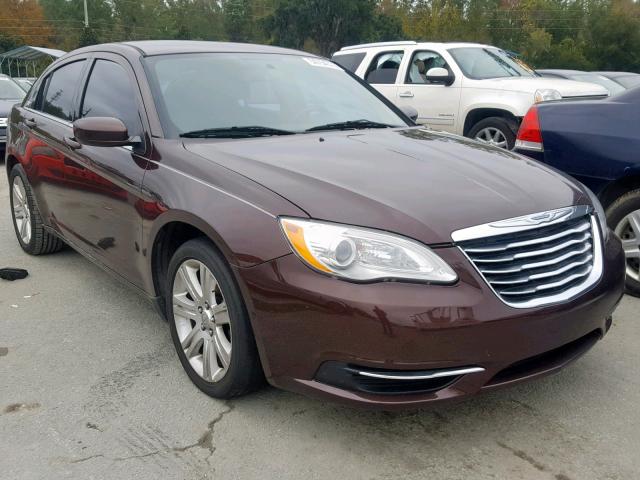 1C3CCBBB4CN302806 - 2012 CHRYSLER 200 TOURIN MAROON photo 1