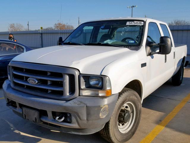 1FTSW30L74ED94267 - 2004 FORD F350 SRW S WHITE photo 2