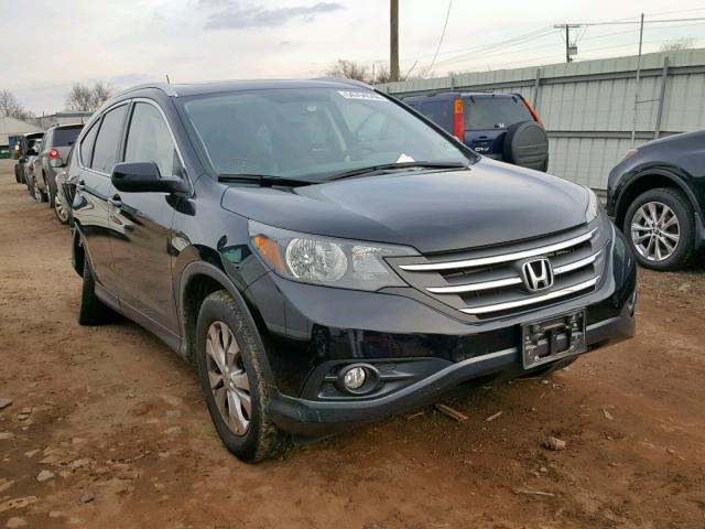 2HKRM4H76CH627619 - 2012 HONDA CR-V EXL BLACK photo 1