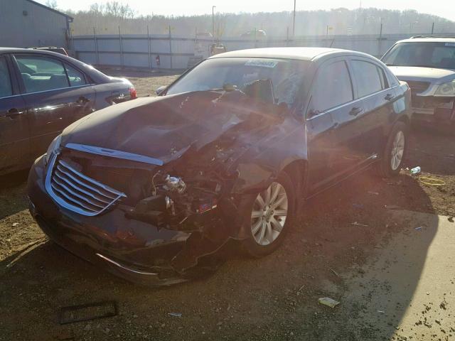 1C3CCBBBXDN515146 - 2013 CHRYSLER 200 TOURIN BLACK photo 2