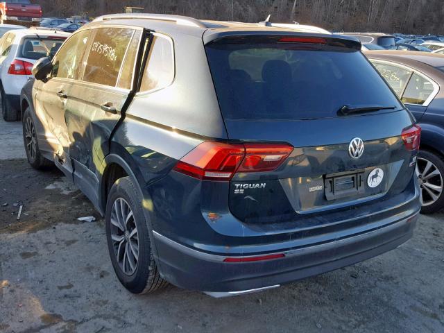 3VV2B7AX5JM150497 - 2018 VOLKSWAGEN TIGUAN SE GREEN photo 3