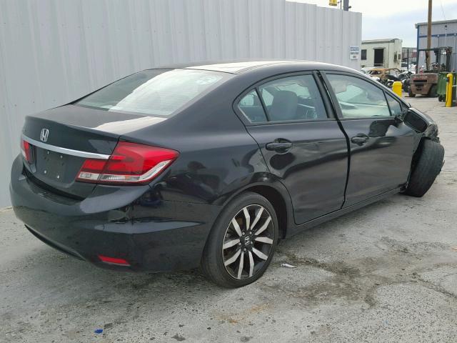 2HGFB2F90FH556207 - 2015 HONDA CIVIC EXL CHARCOAL photo 4