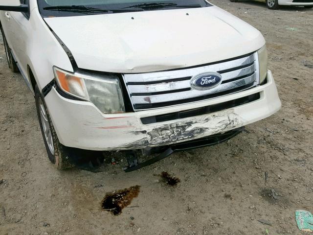 2FMDK48C28BA05210 - 2008 FORD EDGE SEL WHITE photo 9