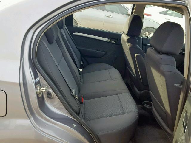 KL1TD5DE2BB242100 - 2011 CHEVROLET AVEO LS GRAY photo 6